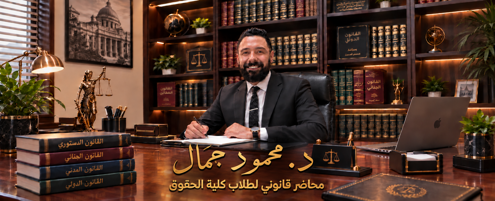 د. محمود جمال - محاضر قانوني لطلاب كلية الحقوق